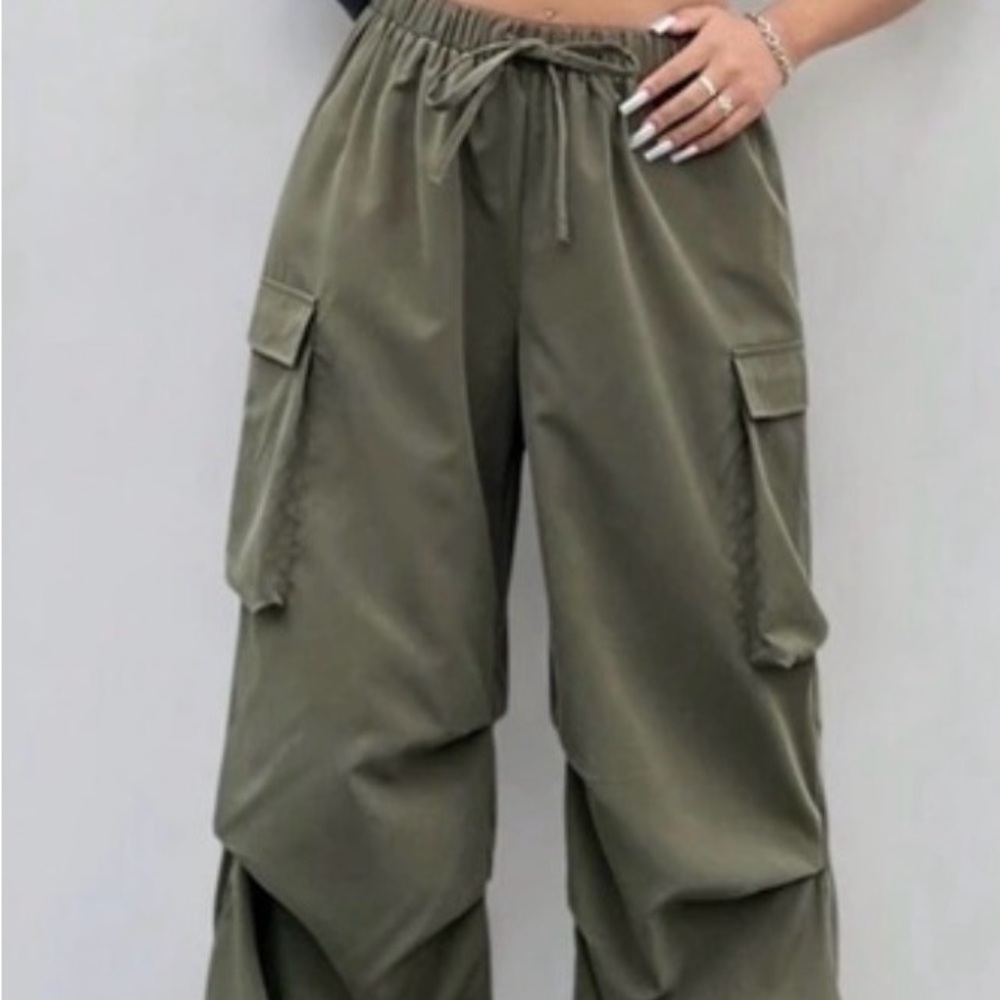 Olive Green Cargo Pants